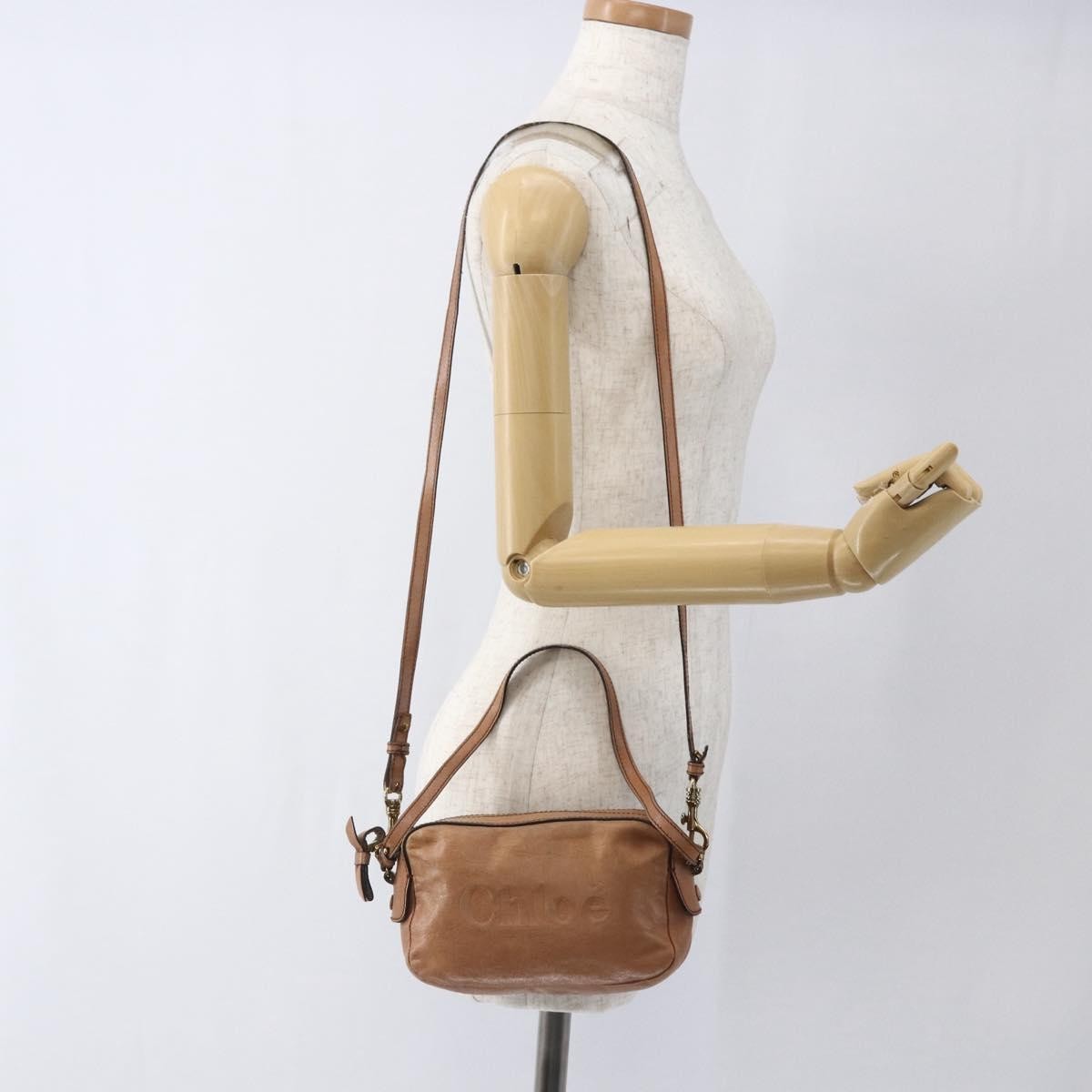 Chloe Vintage Leather, Brown, Leather, Shoulder Bag