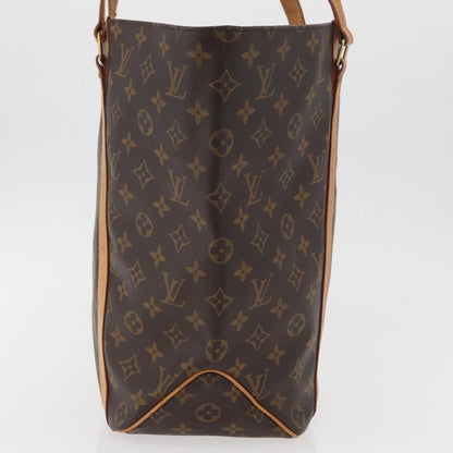Louis Vuitton Shopping Sac Monogram Canvas, Brown, Canvas, Handbag