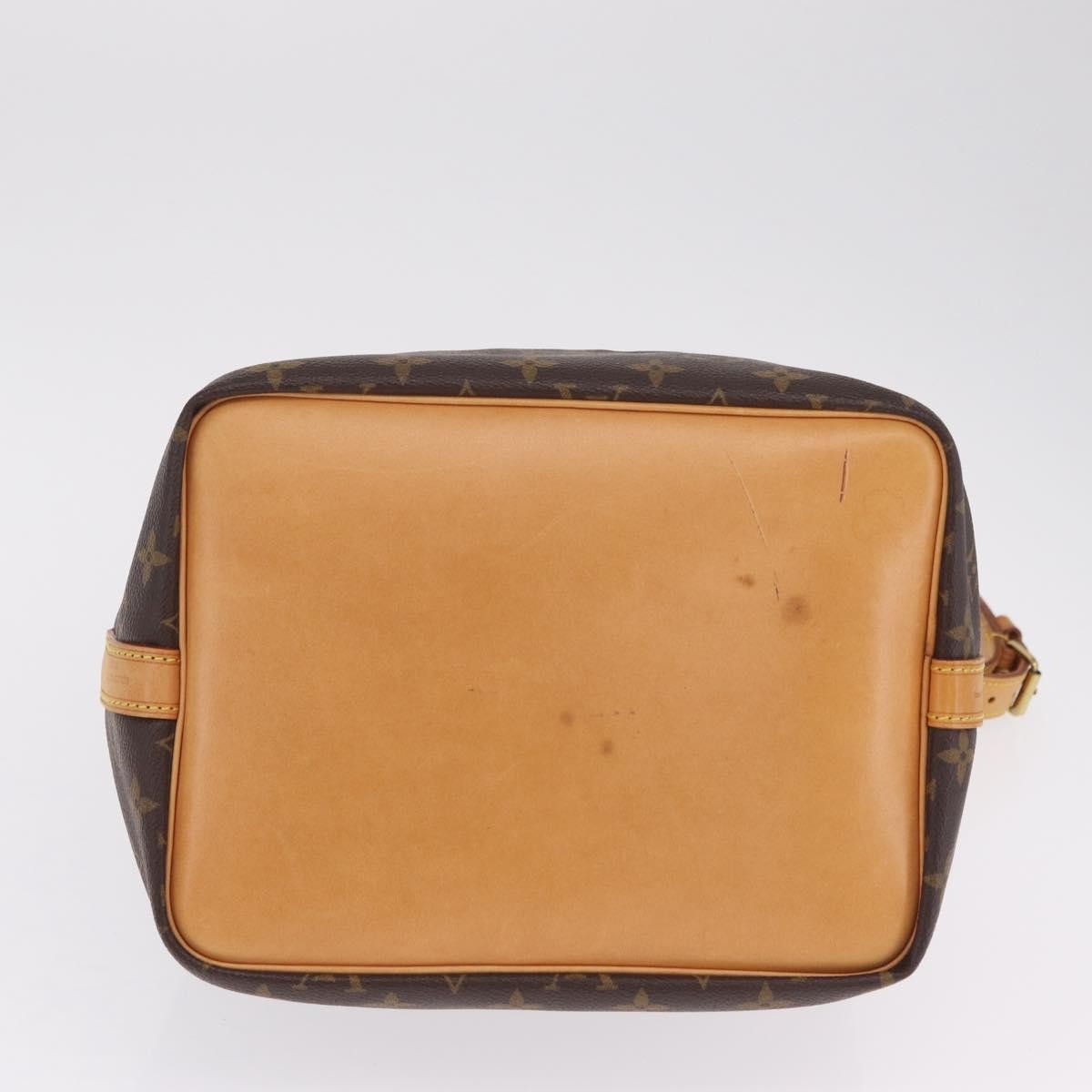 Louis Vuitton Petit Noe Monogram Canvas, Brown, Canvas, Handbag