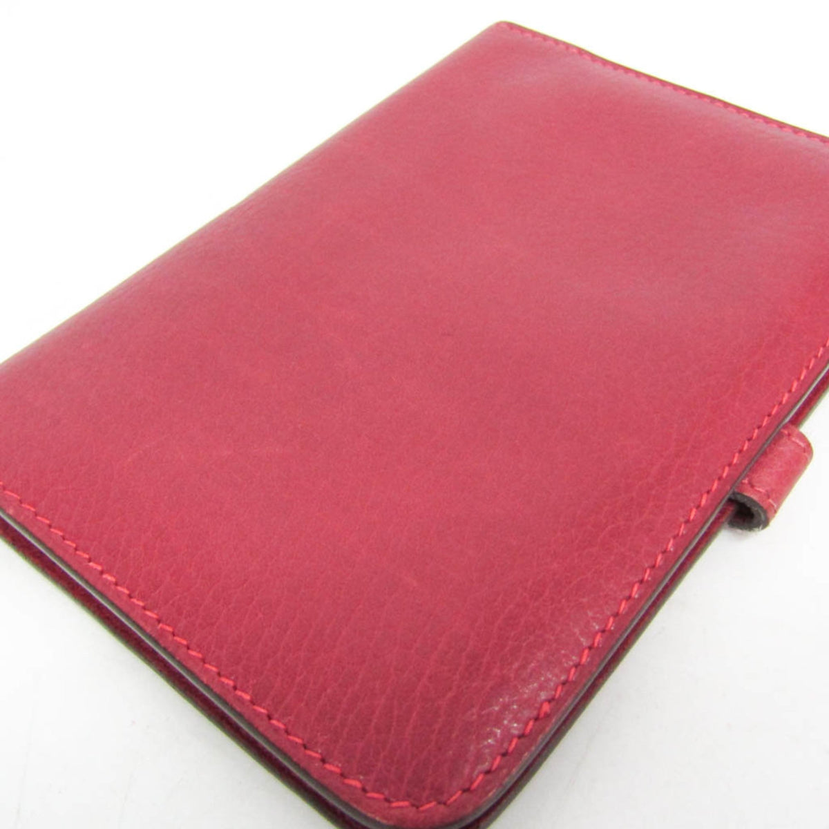 Hermes Dogon Compact Leather, Red, Leather, Wallet