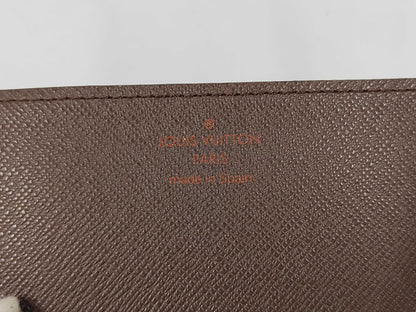 Louis Vuitton Envelope Business Card Holder Damier, Brown, Canvas, Card Holder
