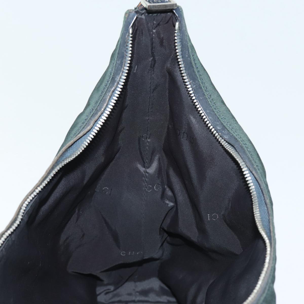 Gucci Vintage Shoulder Bag Nylon, KHAKI, NYLON, Shoulder bag