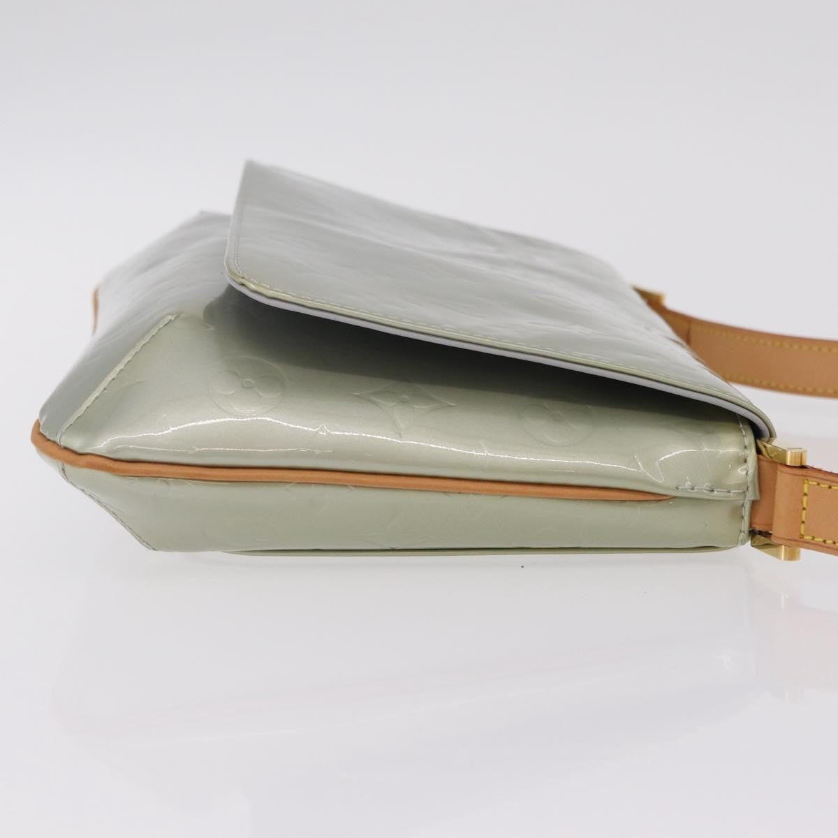 Louis Vuitton Thompson Street Monogram Vernis, Gray, Patent Leather, Shoulder Bag