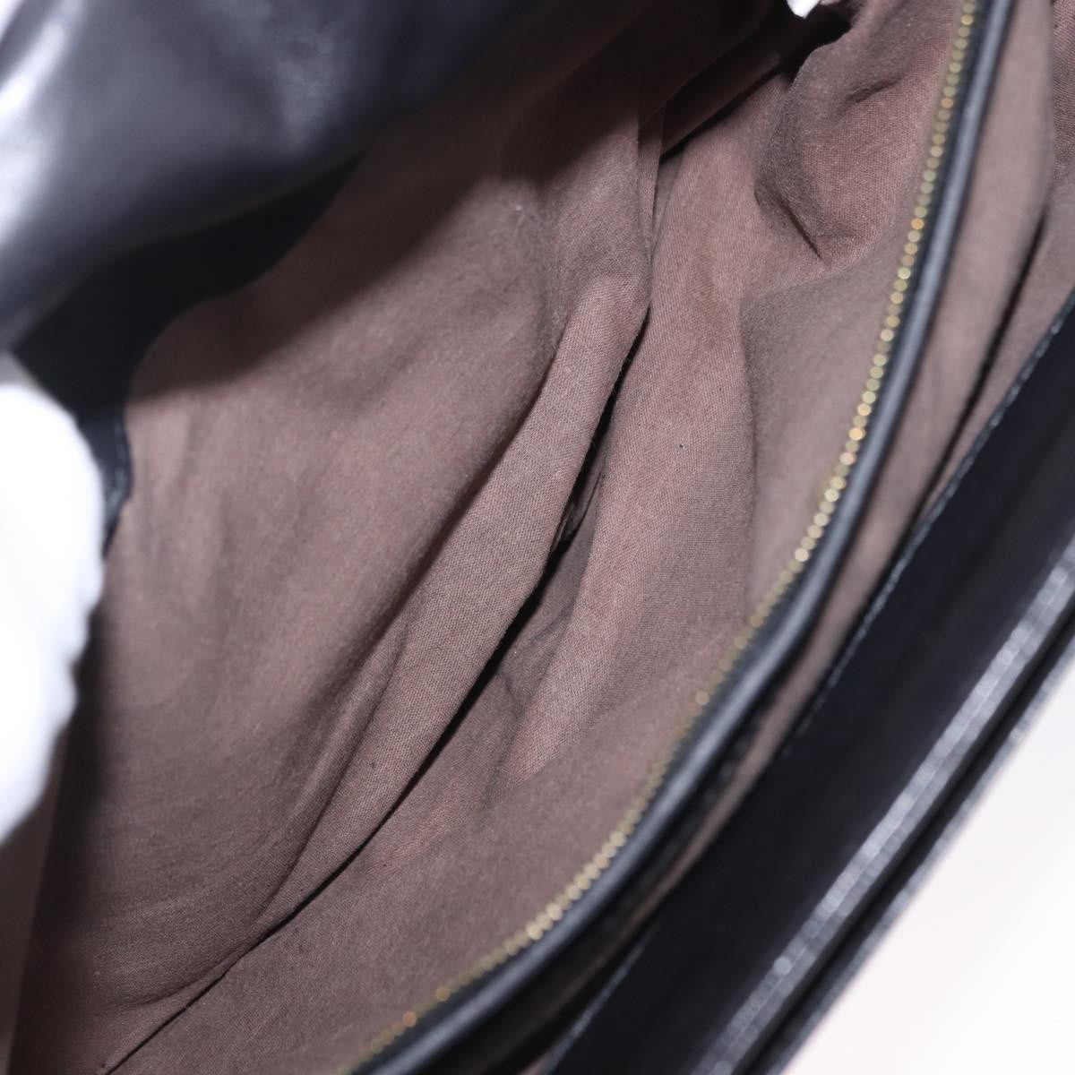 Bottega Veneta Envelope Intrecciato Nappa, Black, Leather, Briefcase