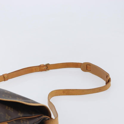 Louis Vuitton Saumur Monogram Canvas, Brown, Canvas, Shoulder Bag