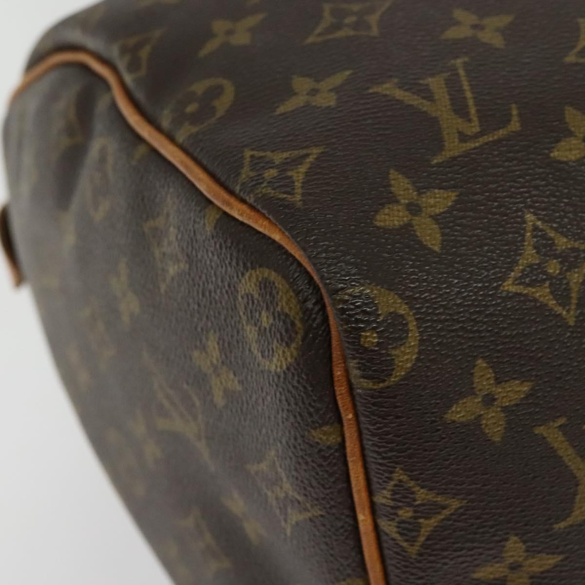 Louis Vuitton Speedy Handbag Monogram Canvas, BROWN, CANVAS, Handbag