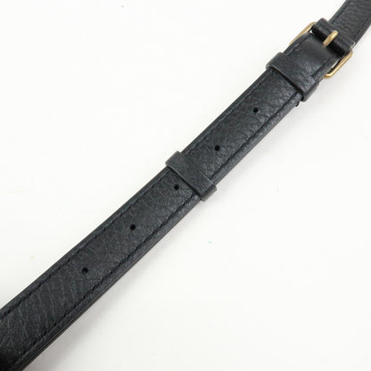 Valentino Garavani Vintage Leather, Black, Leather, Shoulder Bag