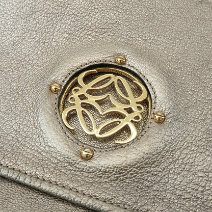 Loewe Shoulder bag Leather, Silver, Leather, Shoulder Bag