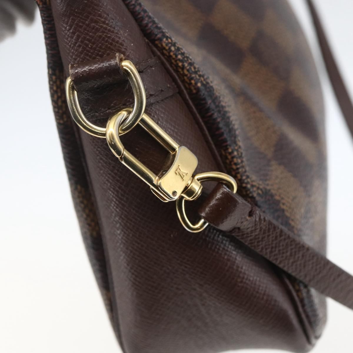 Louis Vuitton Trousse Make Up Damier Canvas, Brown, Canvas, Clutch