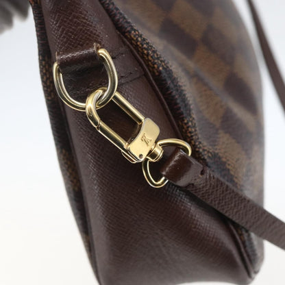 Louis Vuitton Trousse Make Up Damier Canvas, Brown, Canvas, Clutch