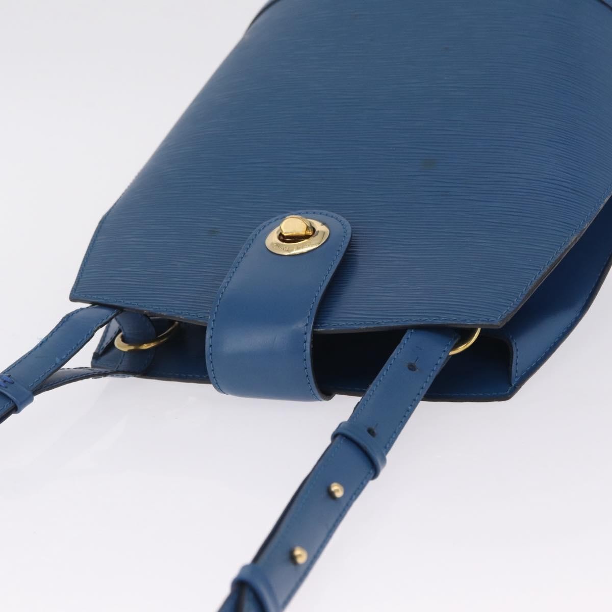 Louis Vuitton Cluny Epi Leather, Blue, Leather, Shoulder Bag