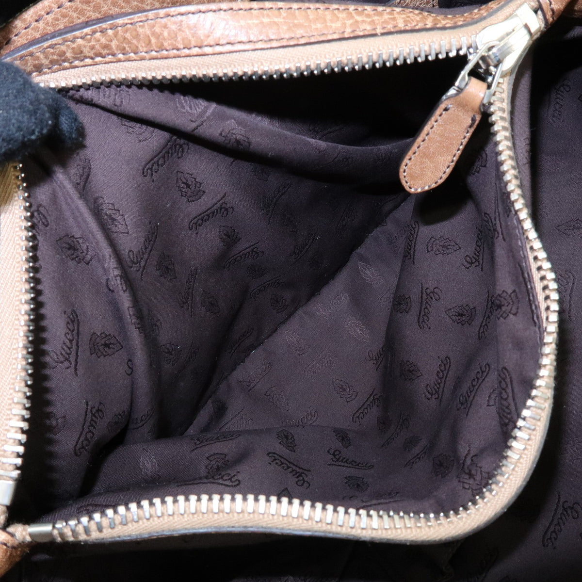 Gucci Bamboo Bar GG Canvas, Beige, Canvas, Shoulder Bag