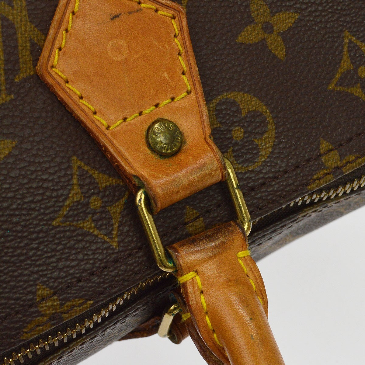 Louis Vuitton Speedy Monogram Canvas, Brown, Canvas, Handbag