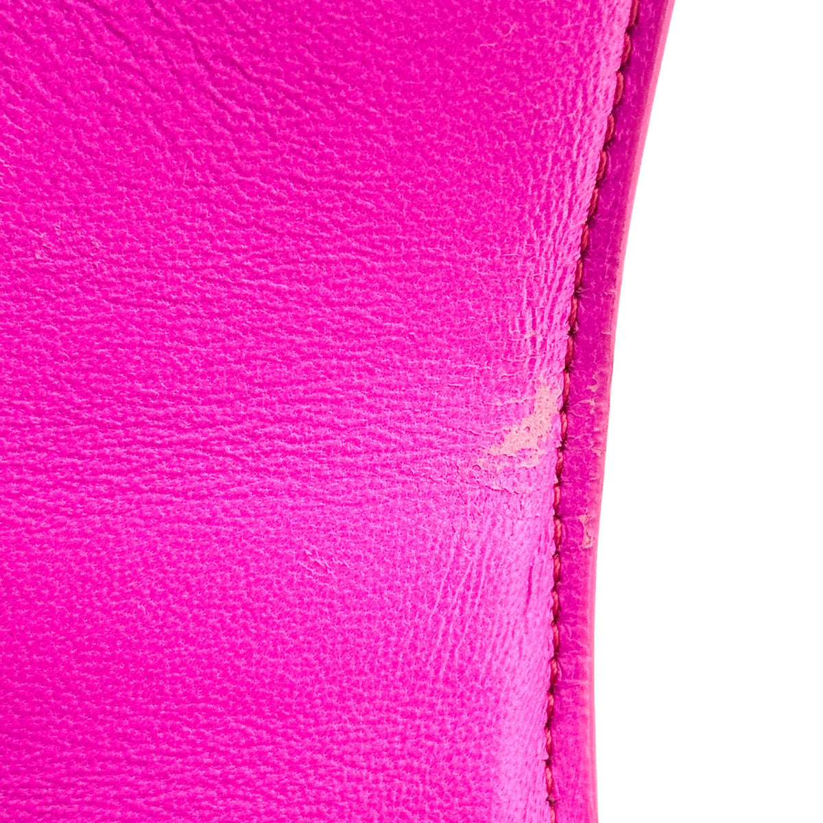 Balenciaga Hourglass Top Handle Crocodile Embossed Leather, Pink, Leather, Handbag