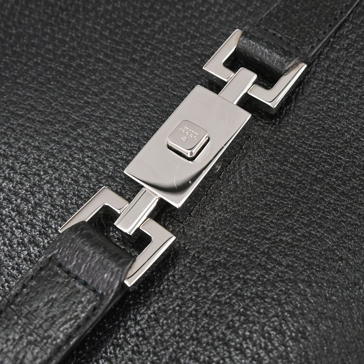 Gucci Jackie Soft Leather, Black, Leather, Tote Bag