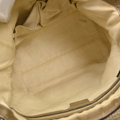 Gucci Bella Flap Leather, Gold, Leather, Shoulder Bag