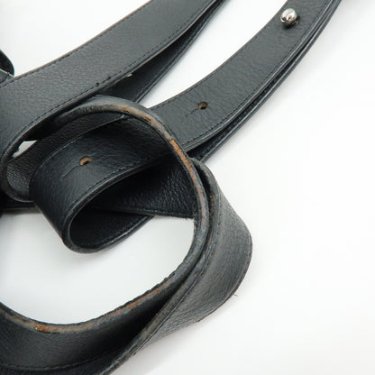 Loewe Hammock Leather, Black, Leather, Handbag