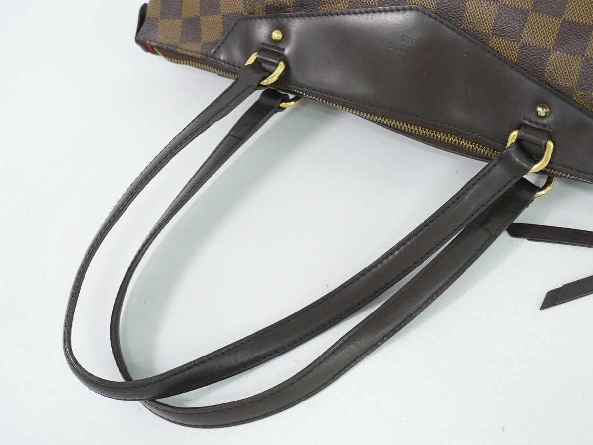 Louis Vuitton Westminster Damier, Brown, Canvas, Tote Bag