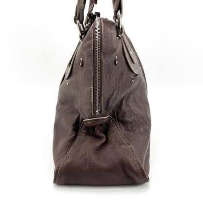 Chloe Paddington Leather, Brown, Leather, Handbag