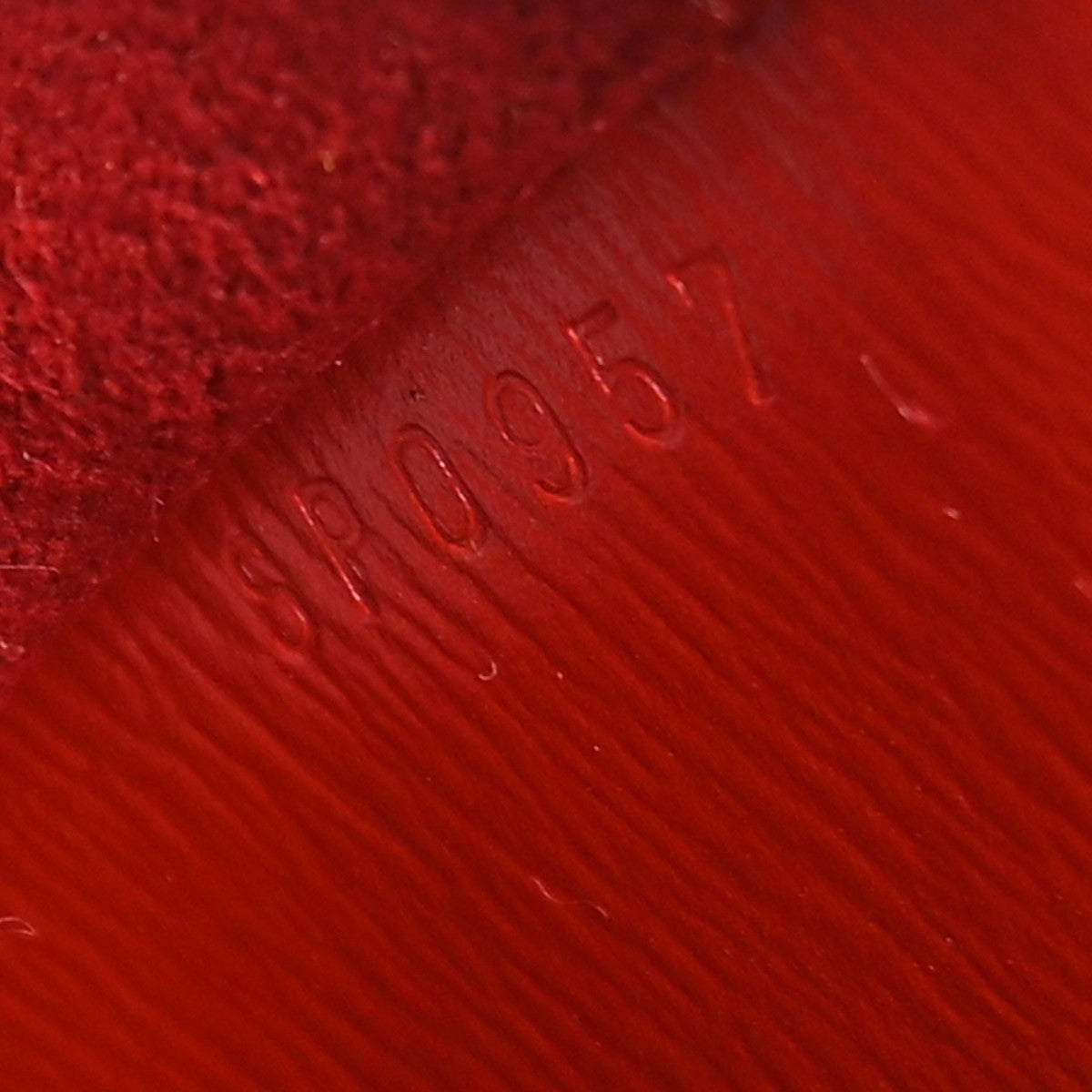 Louis Vuitton Cluny Epi Leather, Red, Leather, Shoulder Bag