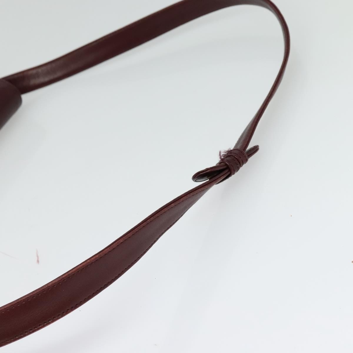 Givenchy Vintage 4G Leather, Burgundy, Leather, Shoulder Bag