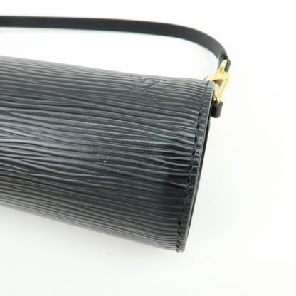 Louis Vuitton Soufflot Epi Leather, Black, Leather, Tote Bag