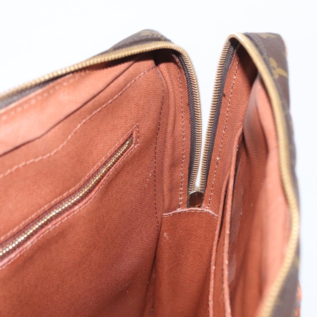 Louis Vuitton Porte-Documents Voyage Macassar Monogram Canvas, Brown, Canvas, Briefcase