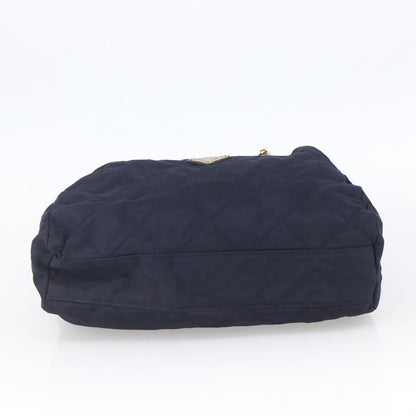 Prada Re-Edition 1995 Chain Quilted Re-Nylon, Navy, Nylon, Tote Bag