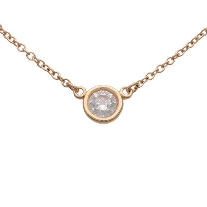 Tiffany & Co. Elsa Peretti Diamonds By The Yard Pendant 18K Yellow Gold with Diamond, Gold, Yellow Gold, Necklace