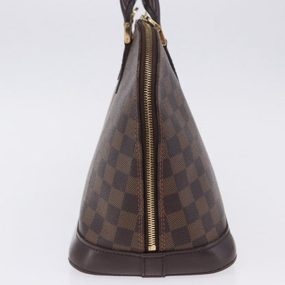Louis Vuitton Alma Damier, Brown, Canvas, Handbag