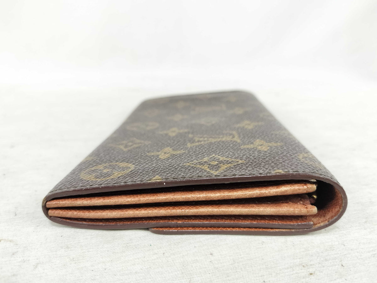 Louis Vuitton Porte Tresor International Monogram Canvas, Brown, Canvas, Wallet