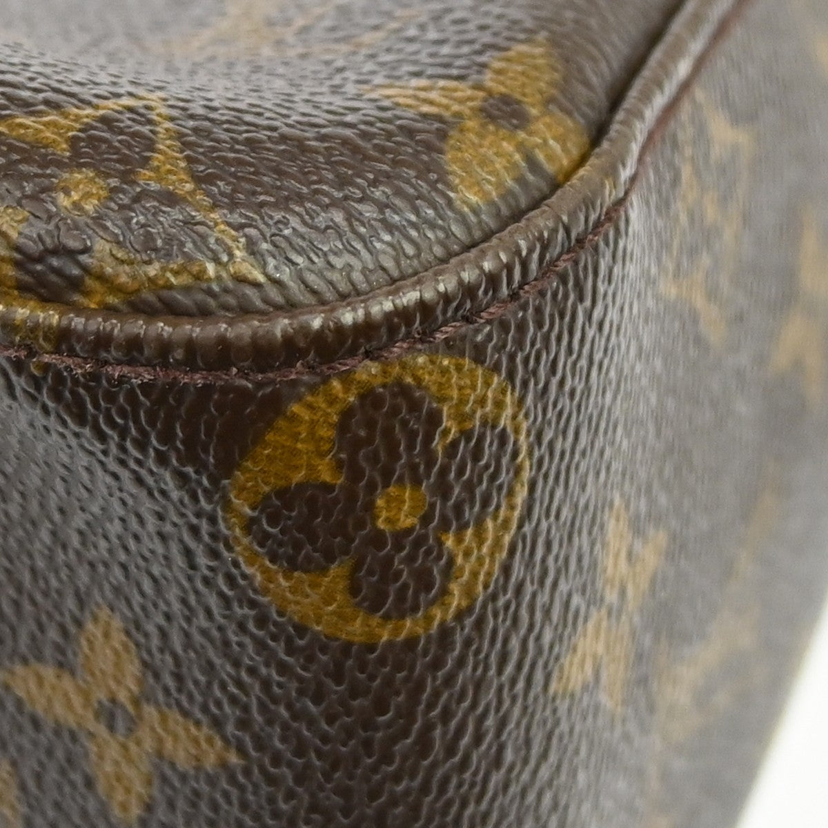 Louis Vuitton Looping Monogram Canvas, Brown, Canvas, Handbag