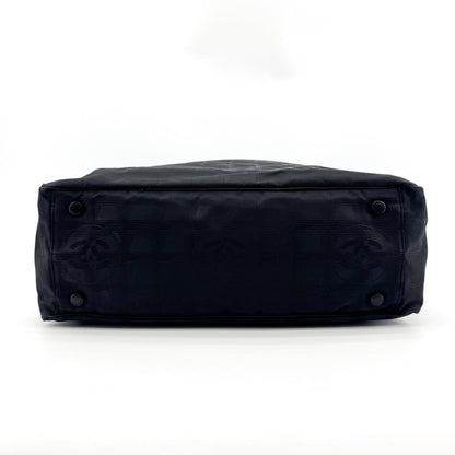 Chanel Travel Line Nylon, Black, Nylon, Tote Bag