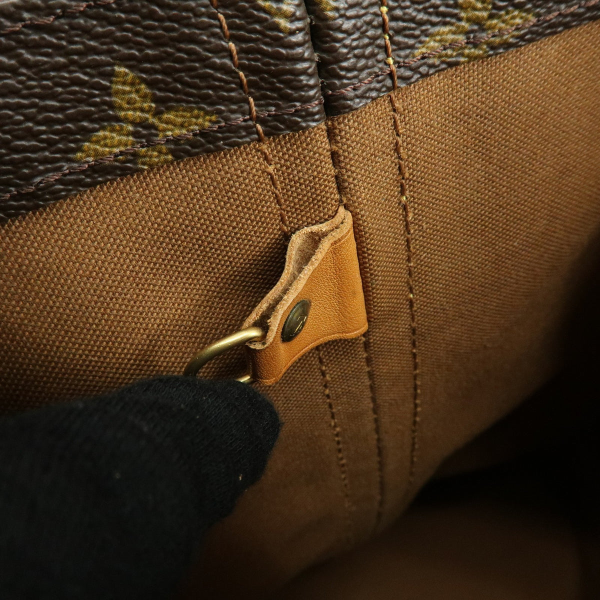 Louis Vuitton Randonnee Monogram Canvas, Brown, Canvas, Backpack