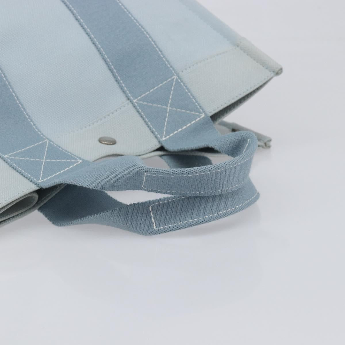 Hermes Bora Bora Toile, Blue, Canvas, Tote Bag