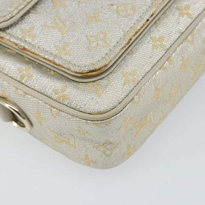 Louis Vuitton McKenna Mini Lin, Gold, Canvas, Tote bag