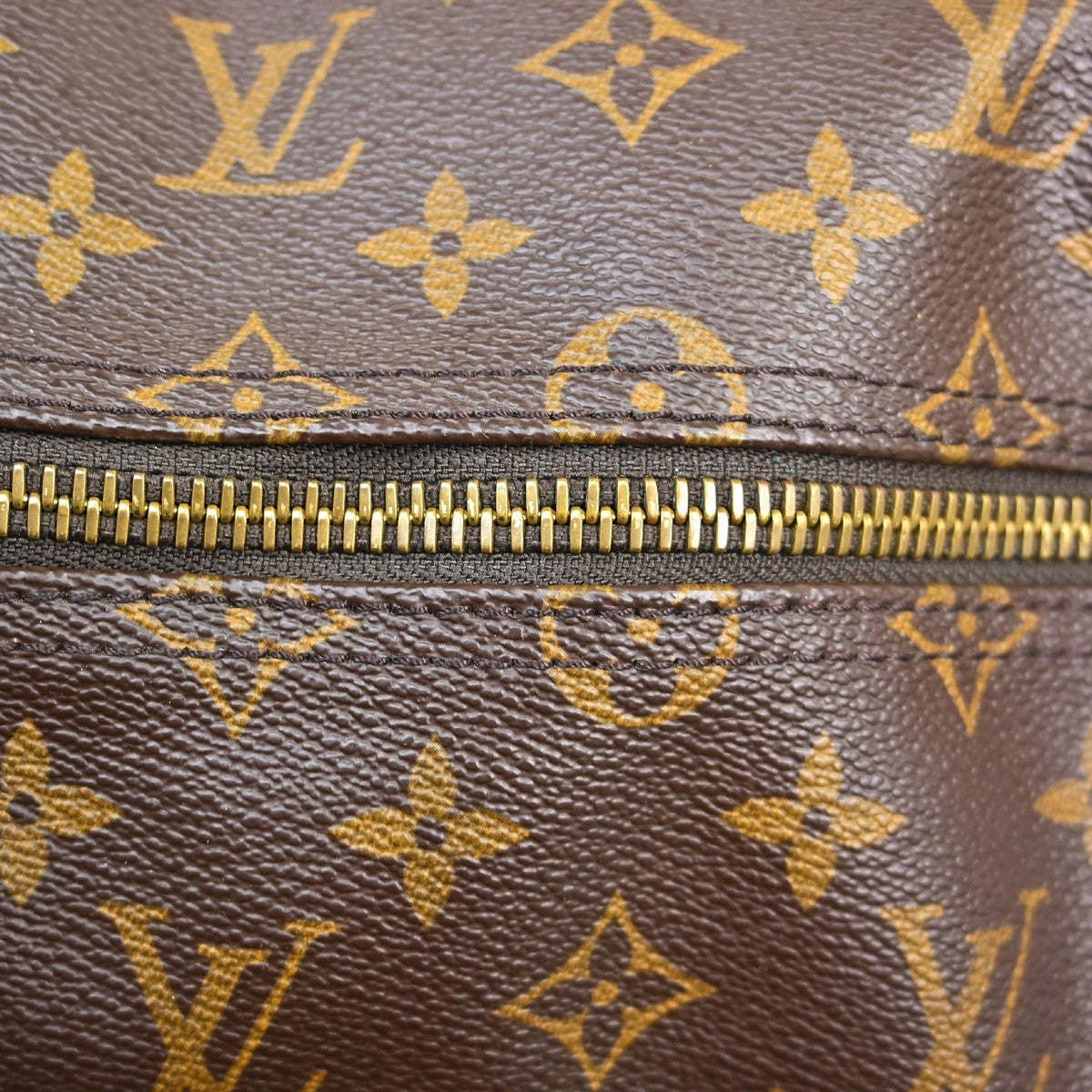 Louis Vuitton Keepall Monogram, Brown, Canvas, Travel Bag