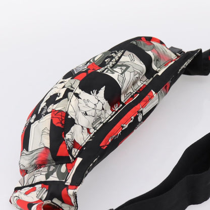 Prada Zip Waist Printed Tessuto, Multicolour, Nylon, Handbag