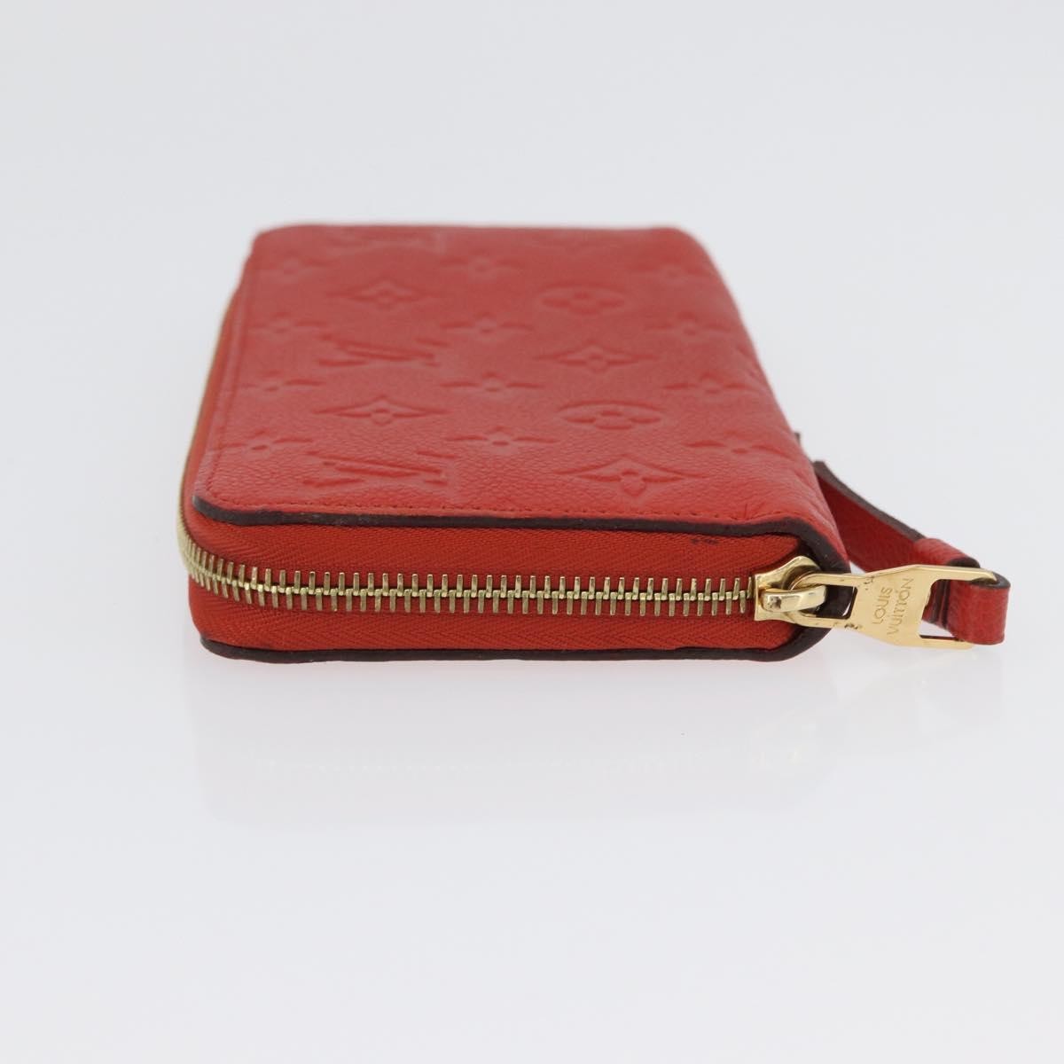 Louis Vuitton Portefeuille zippy Monogramme Empreinte Monogramme Empreinte, Orange, Leather, Wallet