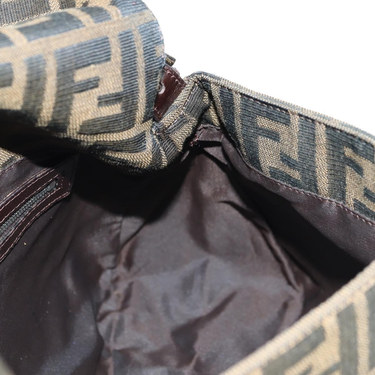 Fendi Mama Forever Zucca Canvas, Brown, Canvas, Handbag