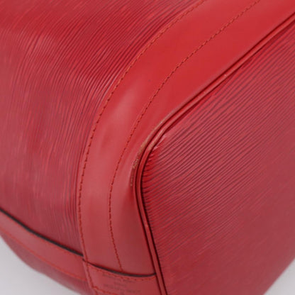 Louis Vuitton Petit Noe Epi Leather, Red, Leather, Handbag