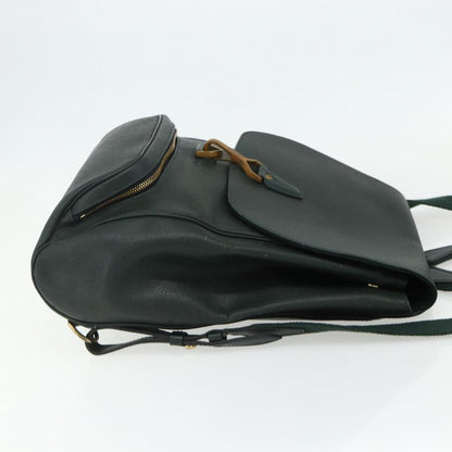 Louis Vuitton Cassiar Taiga Leather, Green, Leather, Backpack