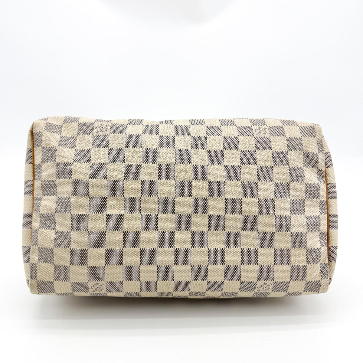 Louis Vuitton Speedy Bandouliere Damier, White, Canvas, Handbag