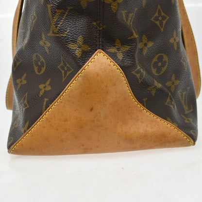 Louis Vuitton Cabas Mezzo Monogram Canvas, Brown, Canvas, Tote Bag