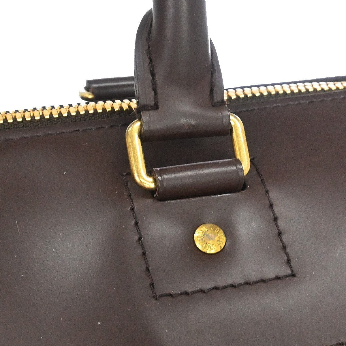 Louis Vuitton Greenwich Travel Damier Ebene, Brown, Canvas, Handbag