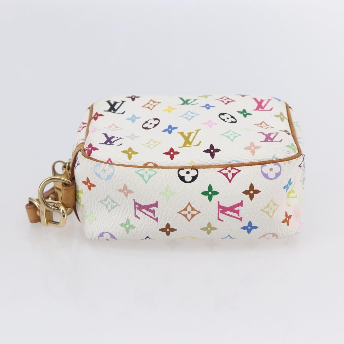 Louis Vuitton Wapity Trousse Monogram Multicolor, White, Canvas, Clutch