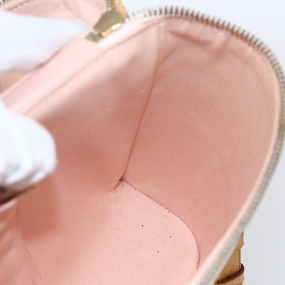 Louis Vuitton Vertical Taiga Leather, Pink, Patent Leather, Tote Bag