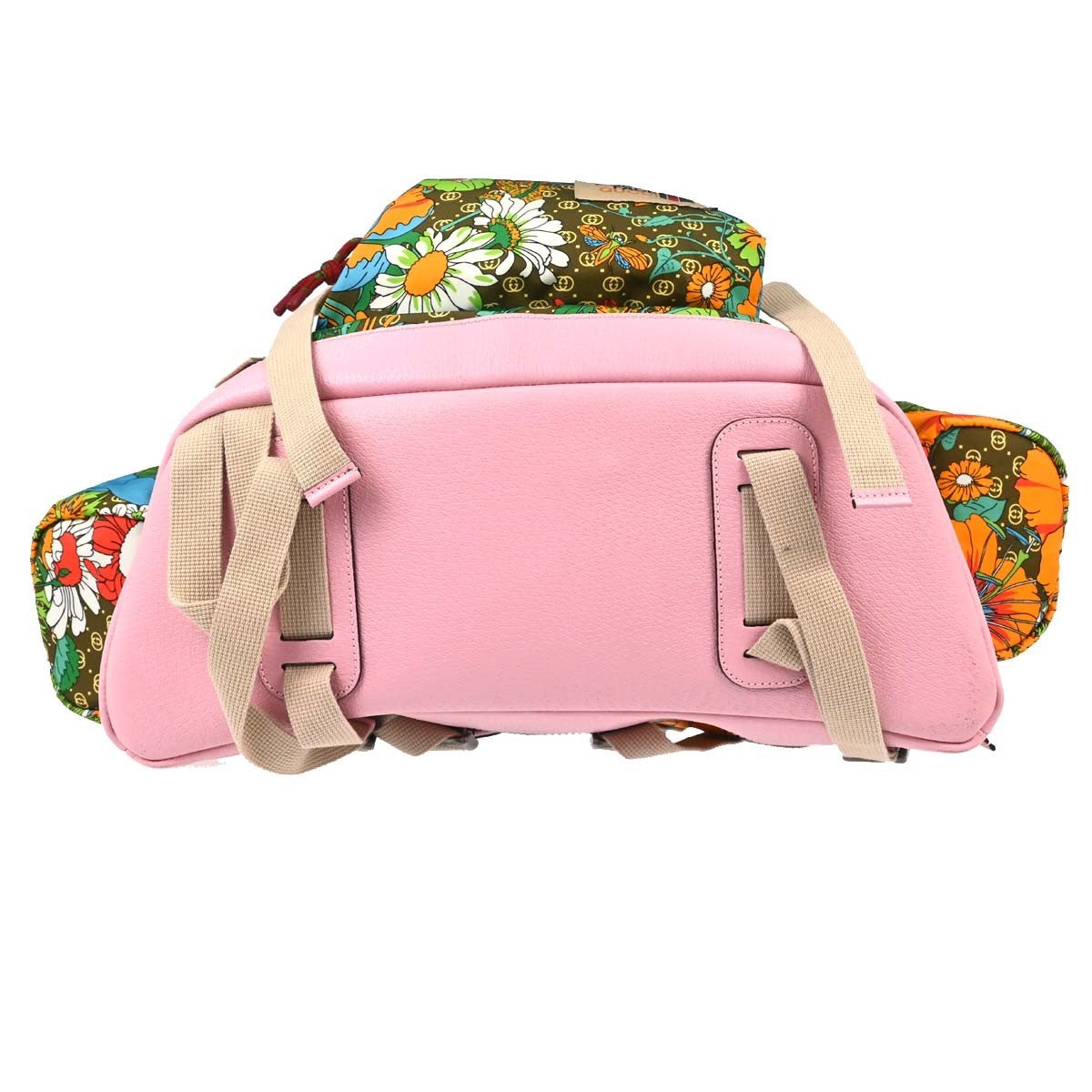 Gucci Gucci x The North Face Flap Printed Nylon, Multicolour, Canvas, Backpack