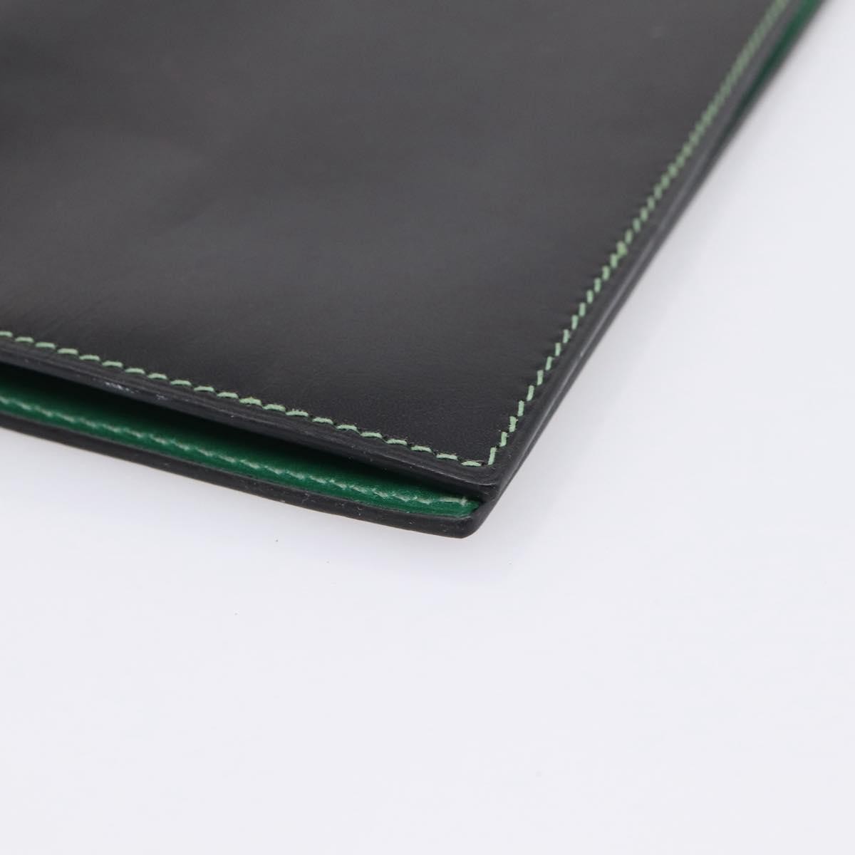 Hermes Simple Agenda Cover Leather, Black, Leather, Briefcase