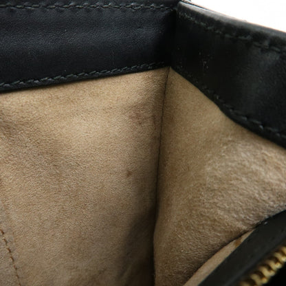 Gucci Sylvie Leather, Black, Leather, Shoulder Bag